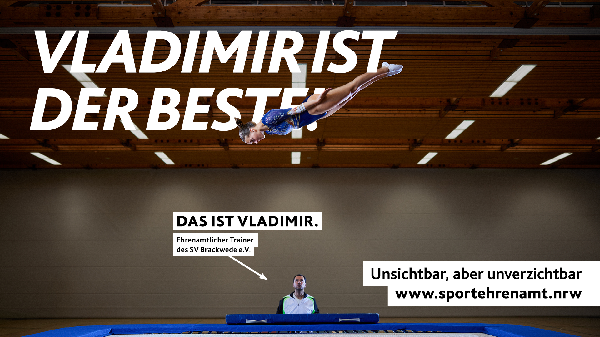 Motiv „Vladimir ist der Beste!“ der Kampagne zur Offensive #SPORTEHRENAMT