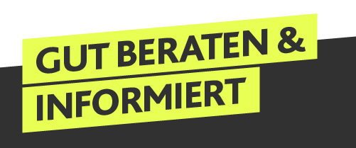 Text: Gut beraten & informiert