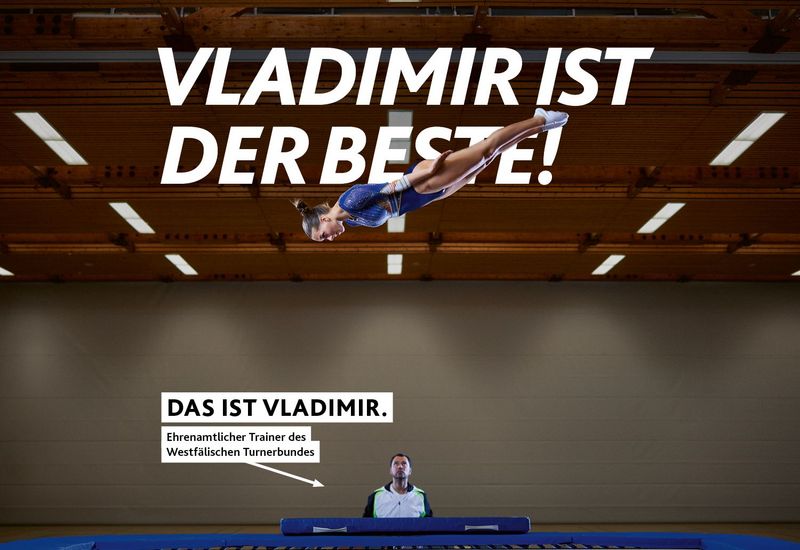 Motiv der Offensive #SPORTEHRENAMT: Vladimir ist der Beste!