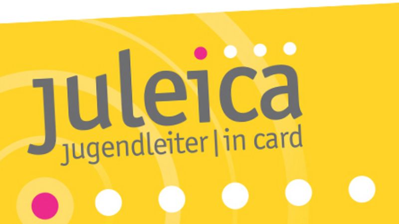 Im Anschnitt: Juleica-Card im Anschnitt