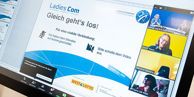 LadiesCom 2.0 – dann halt im Netz! 