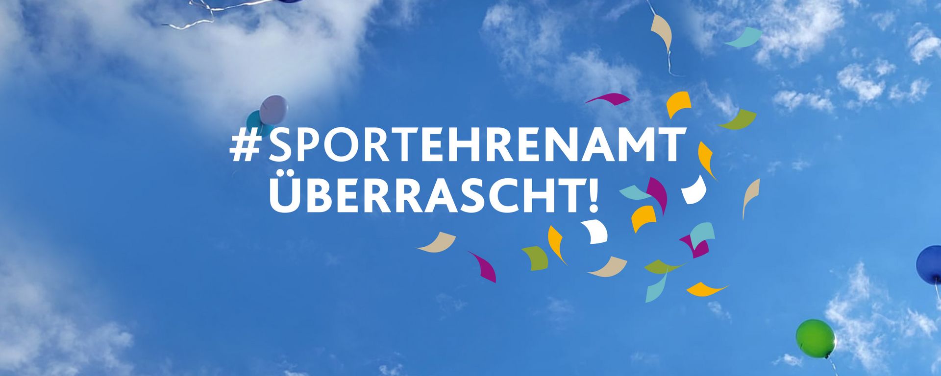 Schmuckbild #SPORTEHRENAMT ÜBERRASCHT
