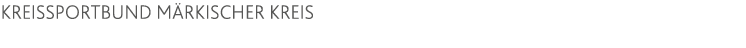 Kreissportbund Märkischer Kreis